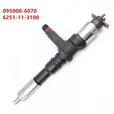 Primera qualitat 095000-6070 Injector dièsel Injector de ferrocarril comú Piezo per a peces de recanvi del motor Mitsubishi 4m 41 3.2 L